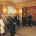 Mikuláš Klimčák - vernisáž výstavy na Úrade vlády SR 1995