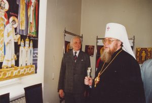 Mikuláš Klimčák - s patriarchom pravoslávnej cirkvi