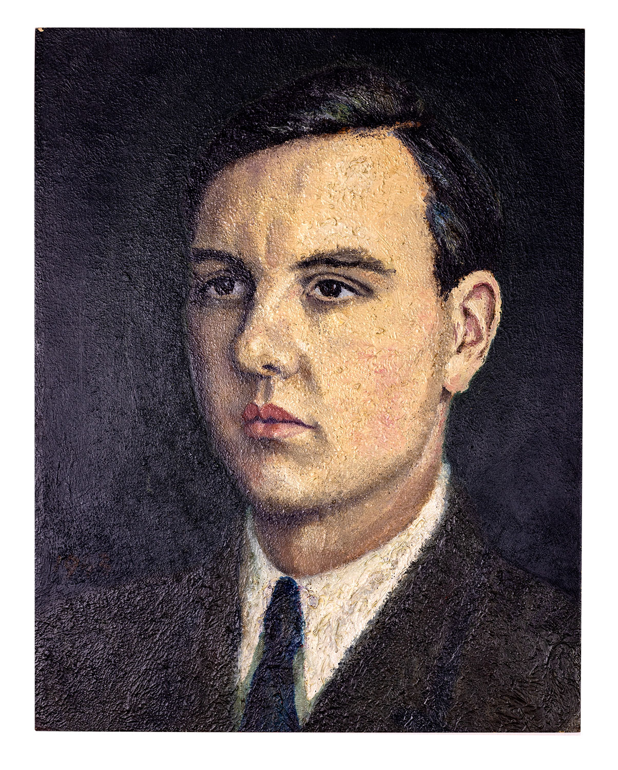Mikuláš Klimčák - Autoportrét M. Klimčáka, (olej, 39x31)