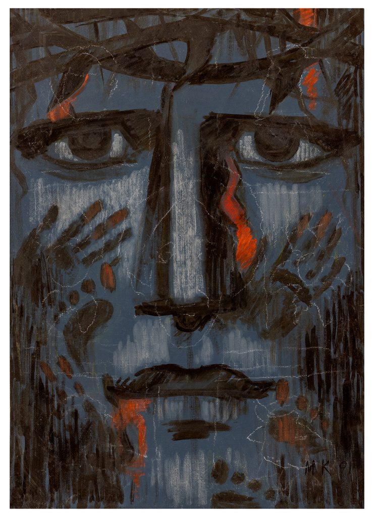 Mikuláš Klimčák - kresba Kristus 1982