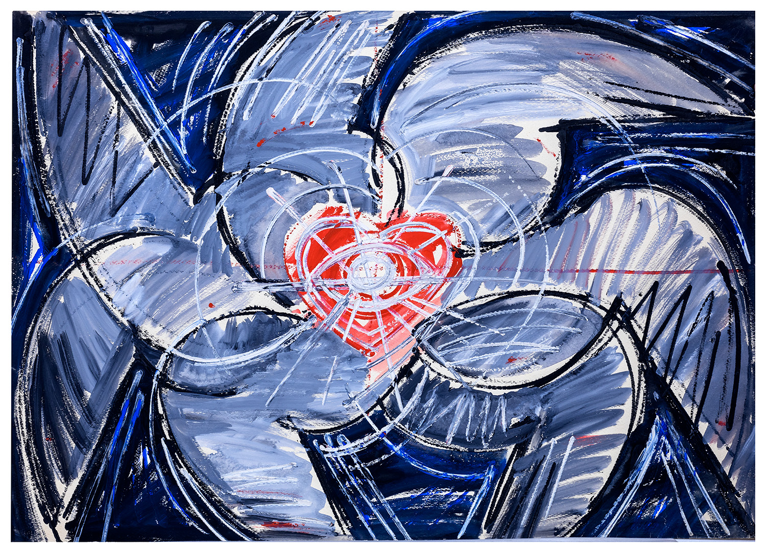 Mikuláš Klimčák - kresba Srdce 1982