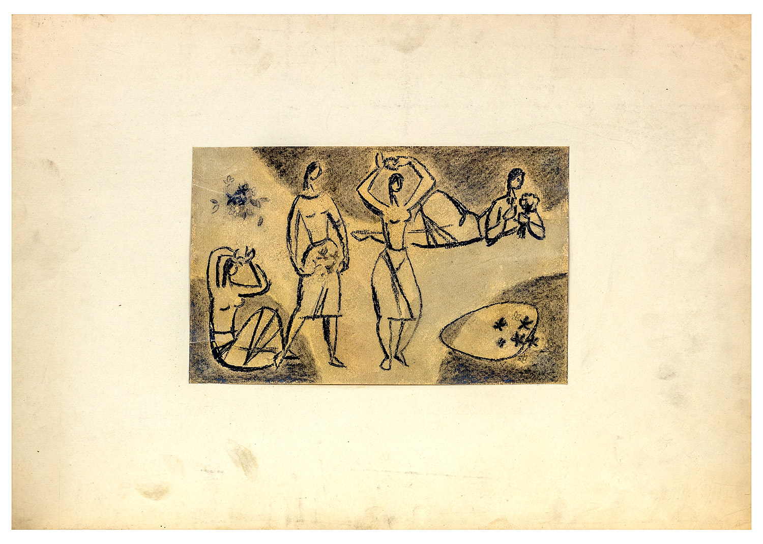 Mikuláš Klimčák - kresba Ženy 1955