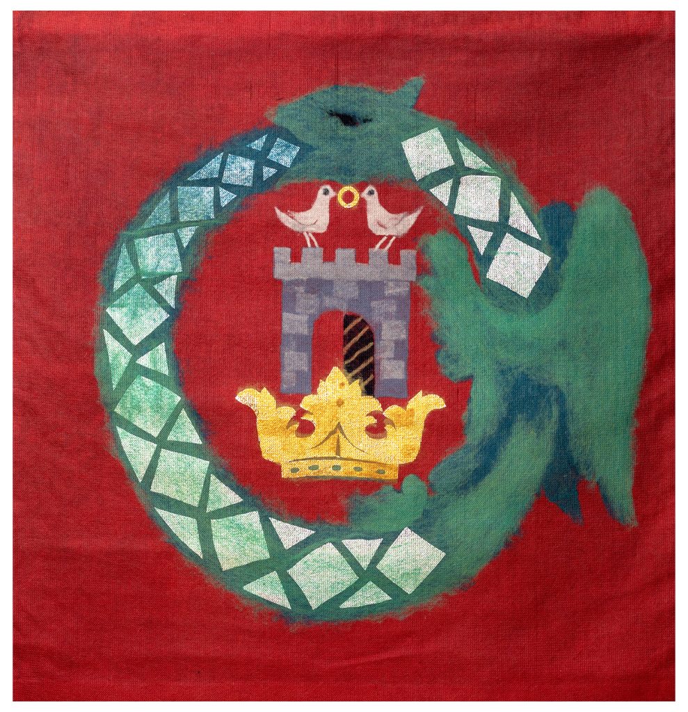 Mikuláš Klimčák - Znak mesta Michalovce 1968 (art-protis, 127x127)