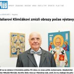 Maliarovi Klimčákovi zmizli obrazy počas výstavy