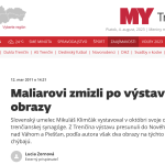 Maliarovi zmizli po výstave obrazy, zdroj: MY TRENČÍN