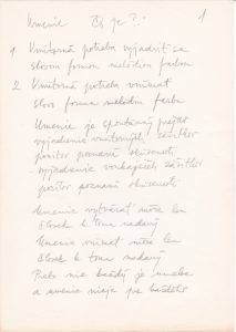 Mikuláš Klimčák - myšlienky