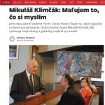 Mikuláš Klimčák: Maľujem to, čo si myslím